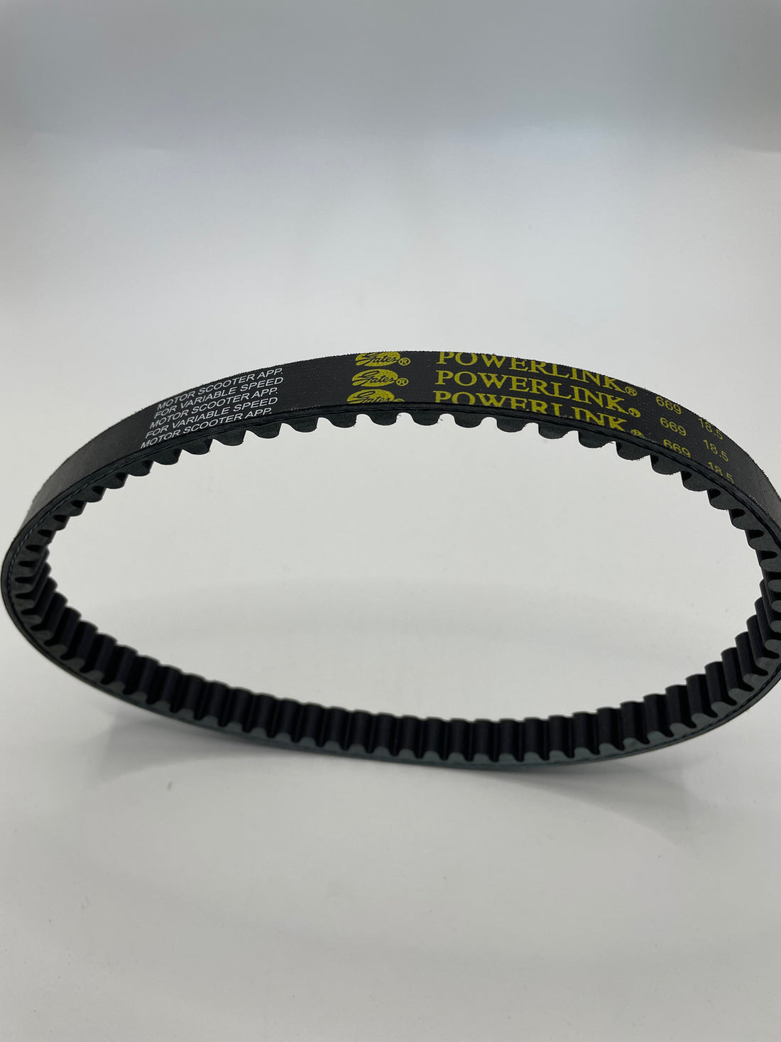 Gates PowerLink 669×18.5 Belt | For GY6-50 Long-Case Wide-Body Models, European & US Market