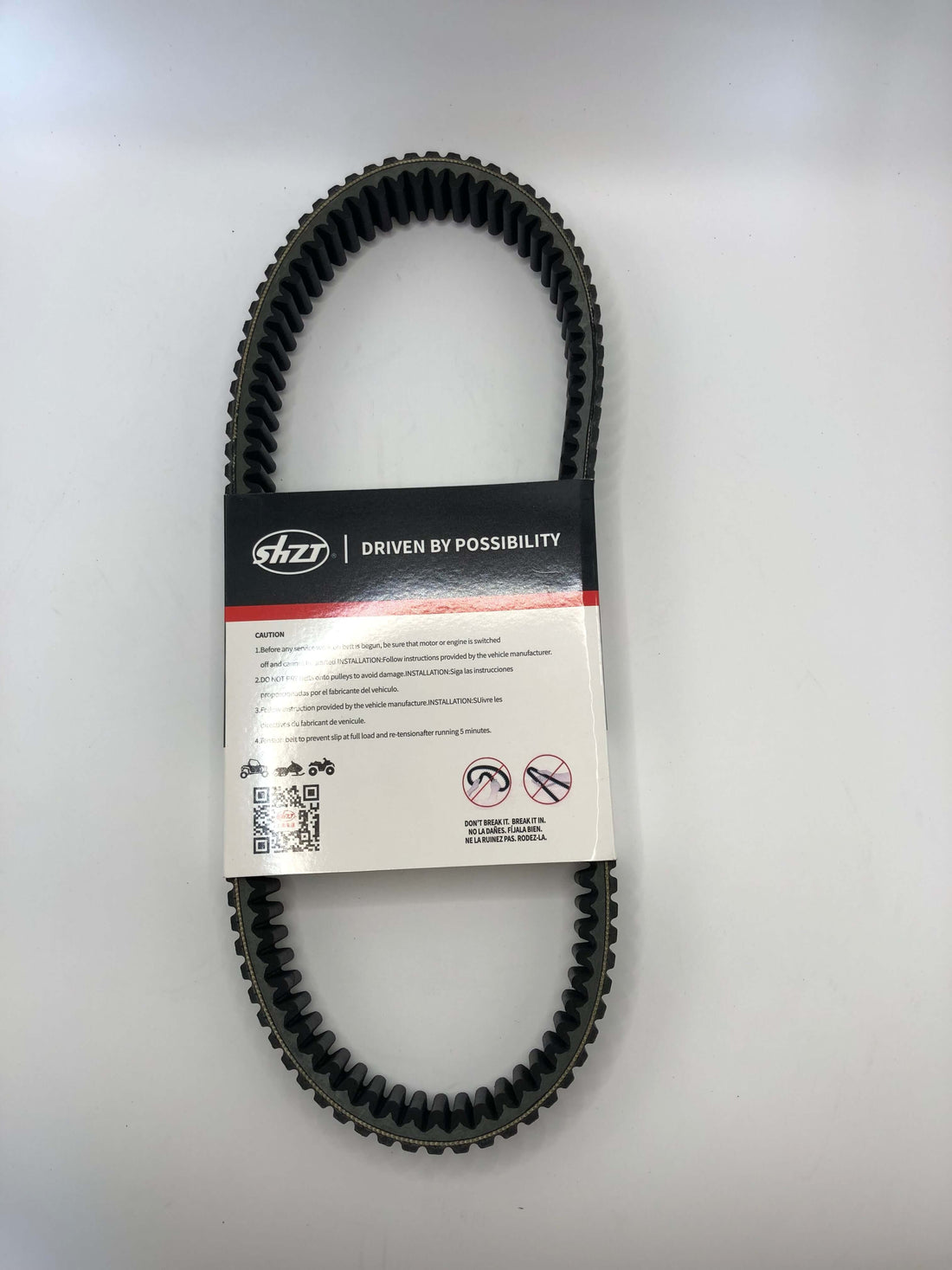 Heavy-duty Gates G-Force CVT belt specially designed for ATV off-road riding, wear and heat resistant for rough terrain
