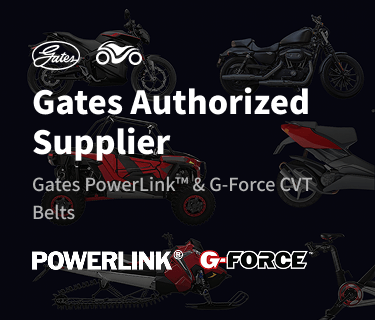 Genuine Gates motorcycle drive belts, full product range, authorized distributor for wholesale supply