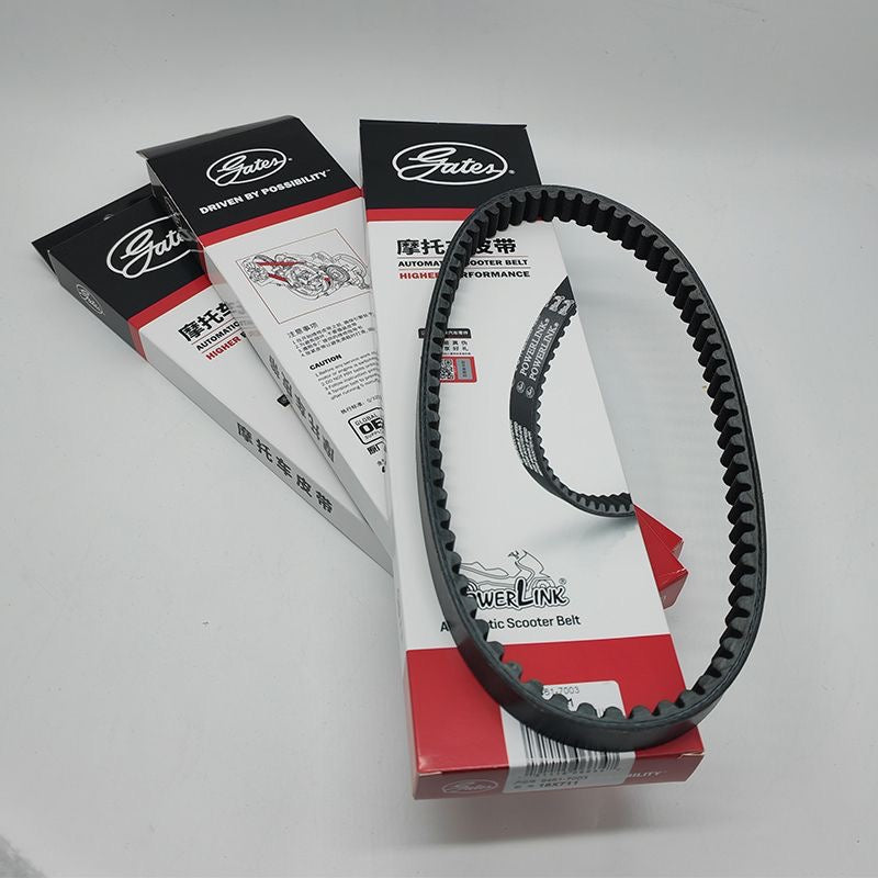 Compare generic poor-quality CVT belt with premium Gates CVT drive belt for scooter ATV replacement