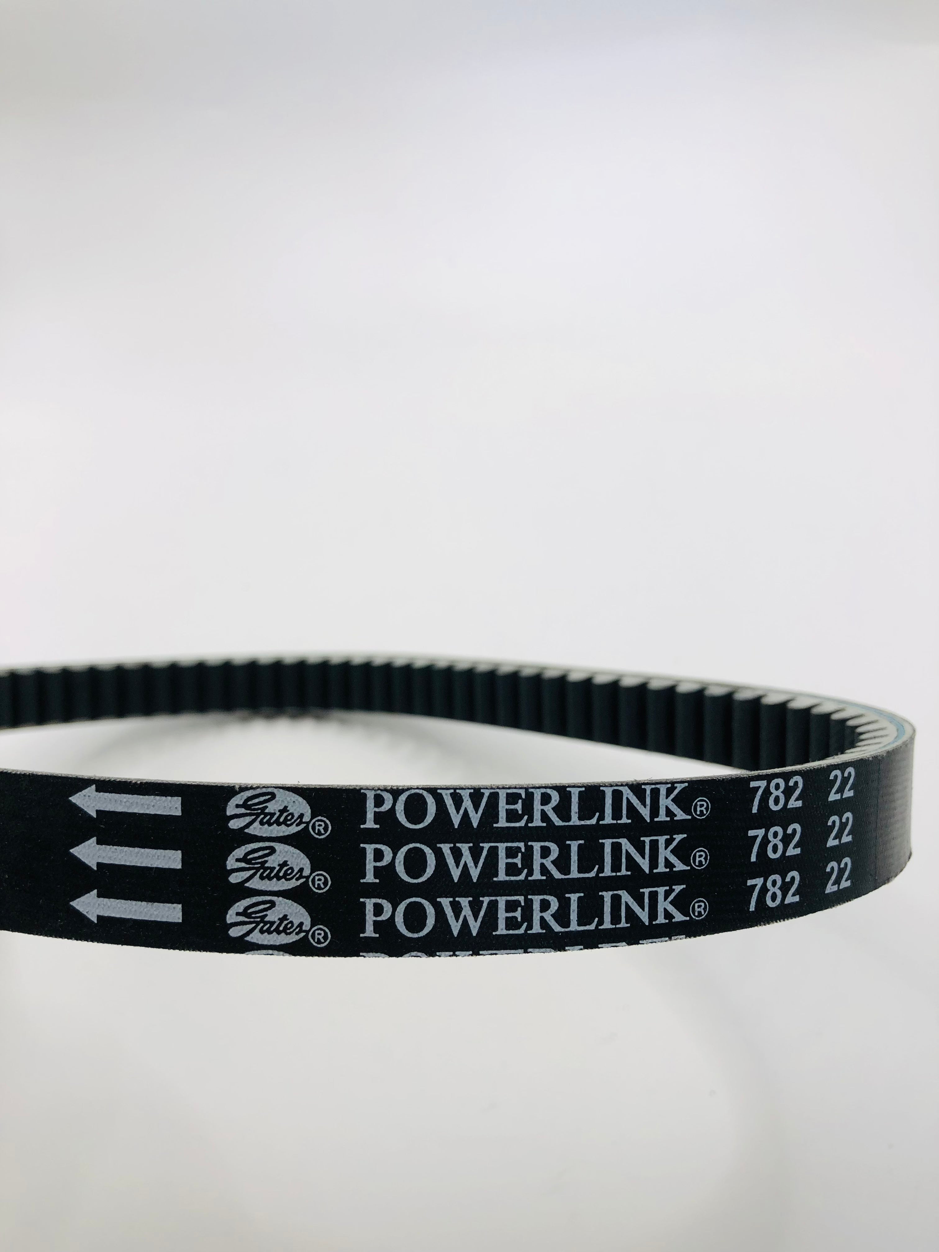 Gates PowerLink 782×22mm Single-Sided Cog CVT Belt 30° OEM 3303-782 for Arctic Cat 250 300 Linhai 125-160cc ATV