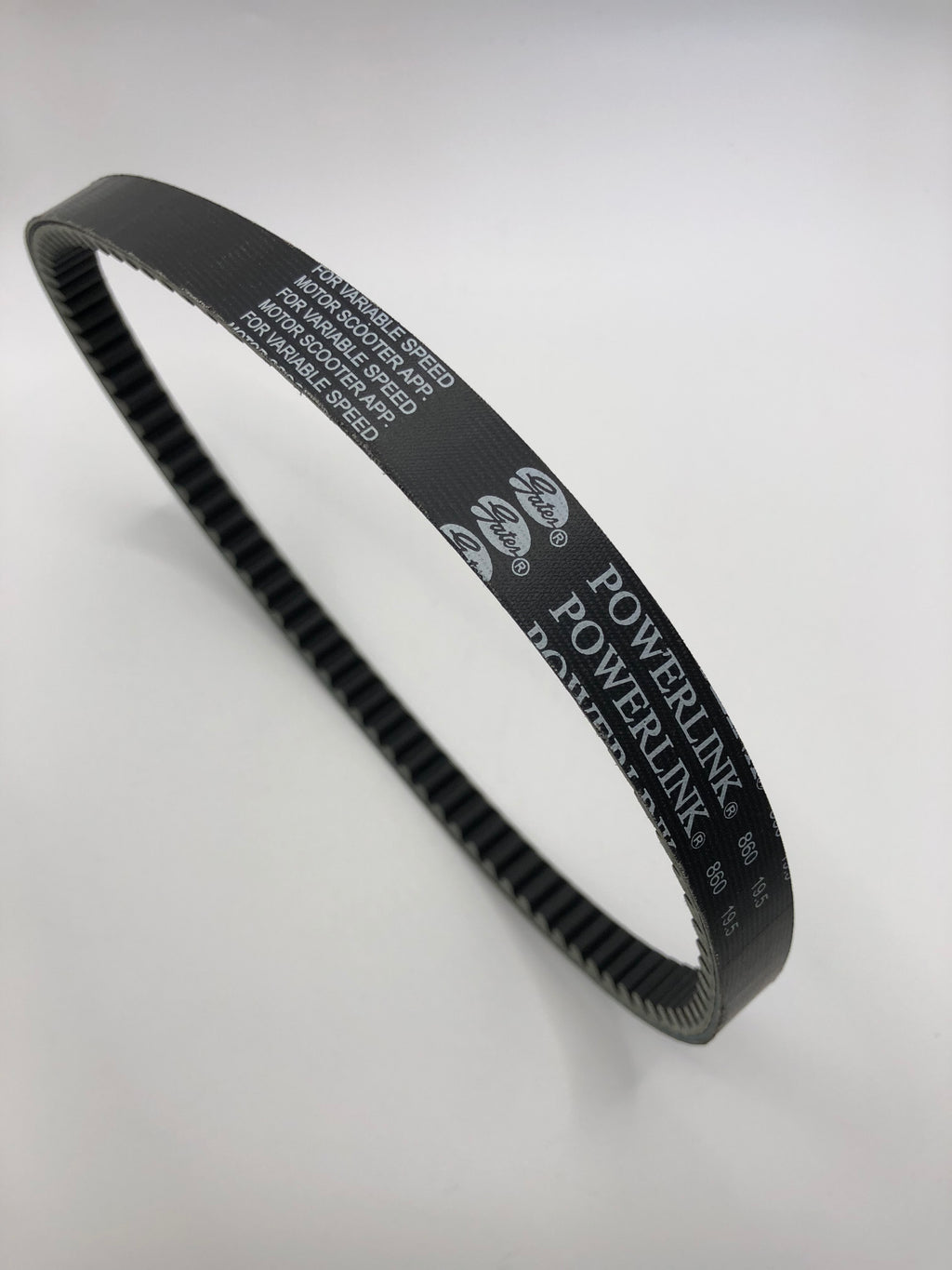 Gates PowerLink 860×19.5mm Single-Sided Cog CVT Belt for Yamaha NMAX 155 Aerox 155 125-200cc Scooter 2015-2026