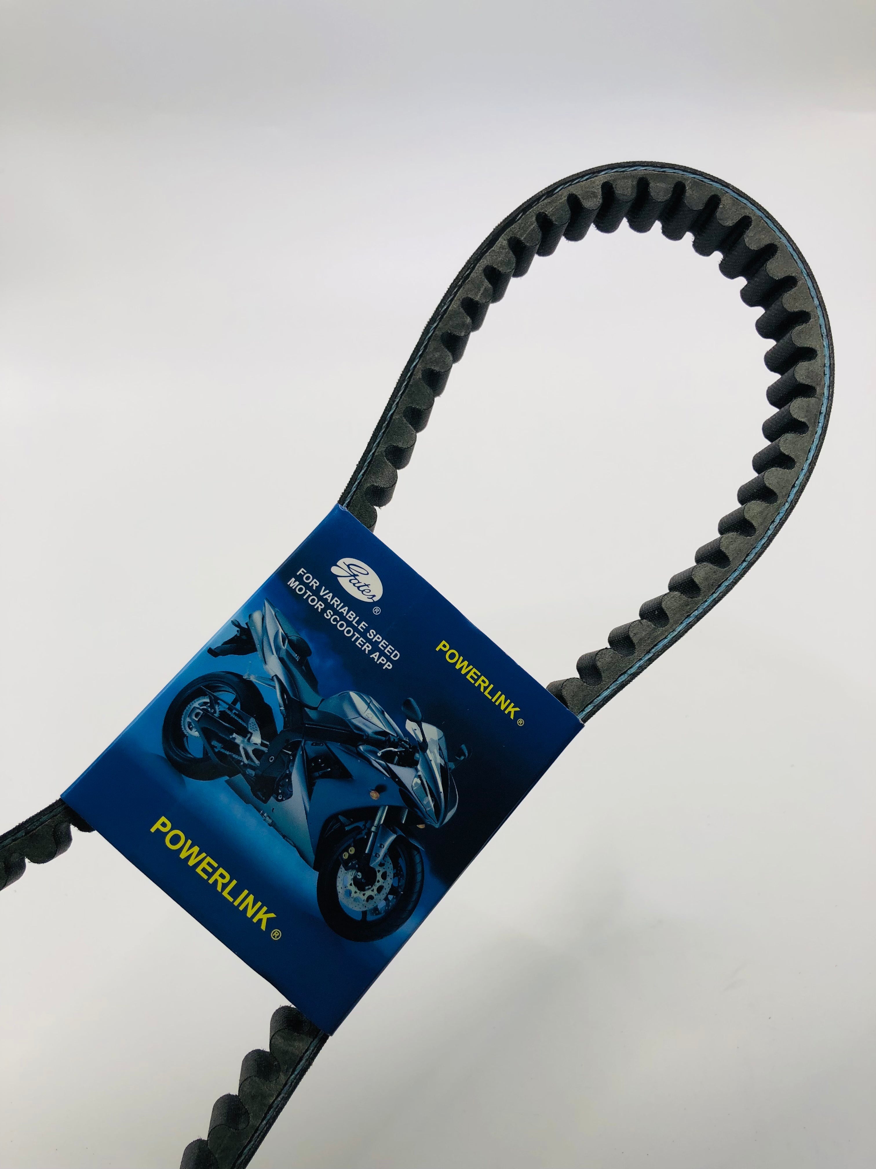 Gates PowerLink 860×19.5mm Single-Sided Cog CVT Belt for Yamaha NMAX 155 Aerox 155 125-200cc Scooter 2015-2026