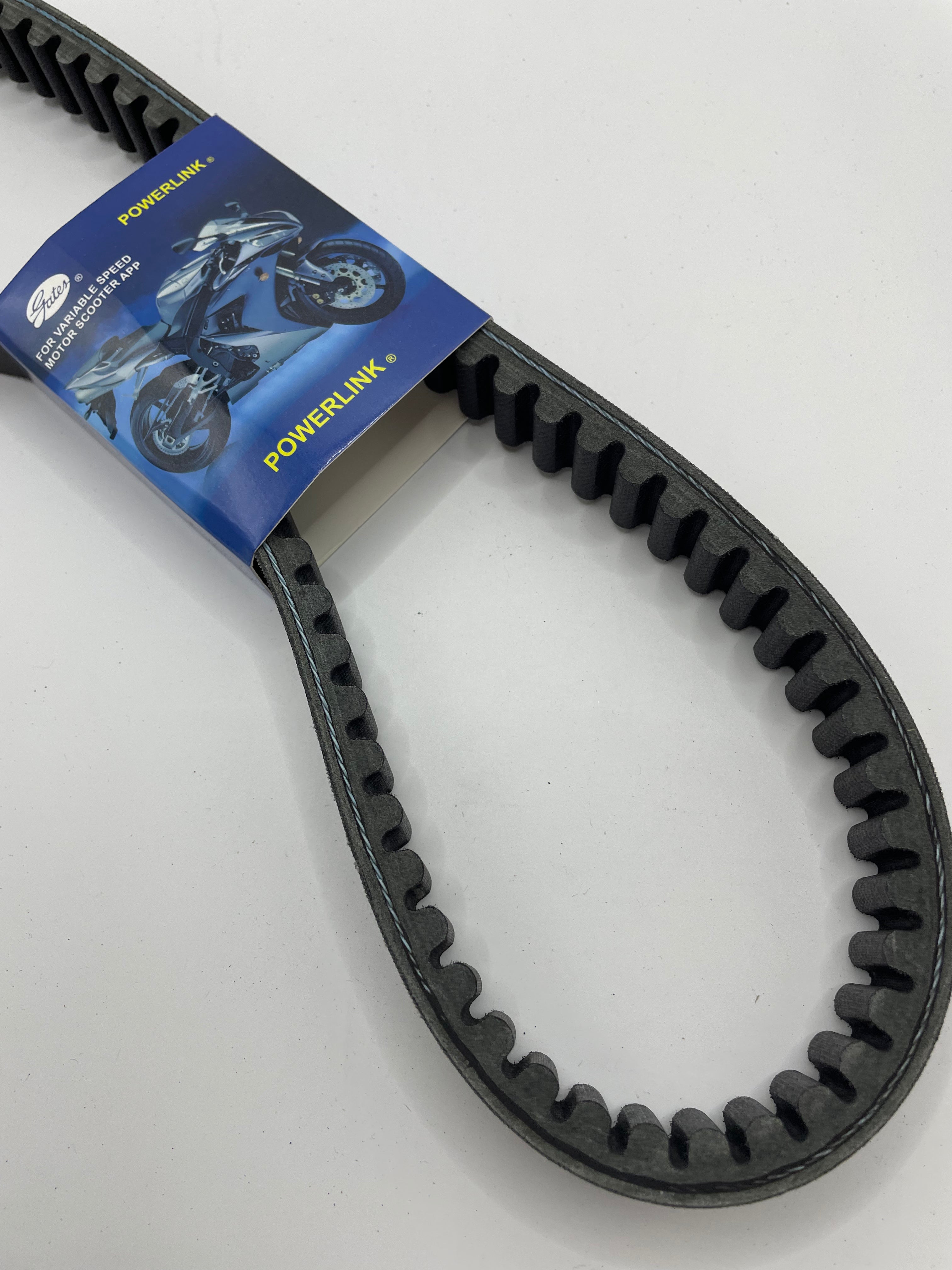 Gates PowerLink 875×24.5mm Single-Sided Cog CVT Belt OEM B65-E7641-00 B63-E7641-00 for Yamaha NMAX 125 155 Aerox Lexi Tricity 2020-2026