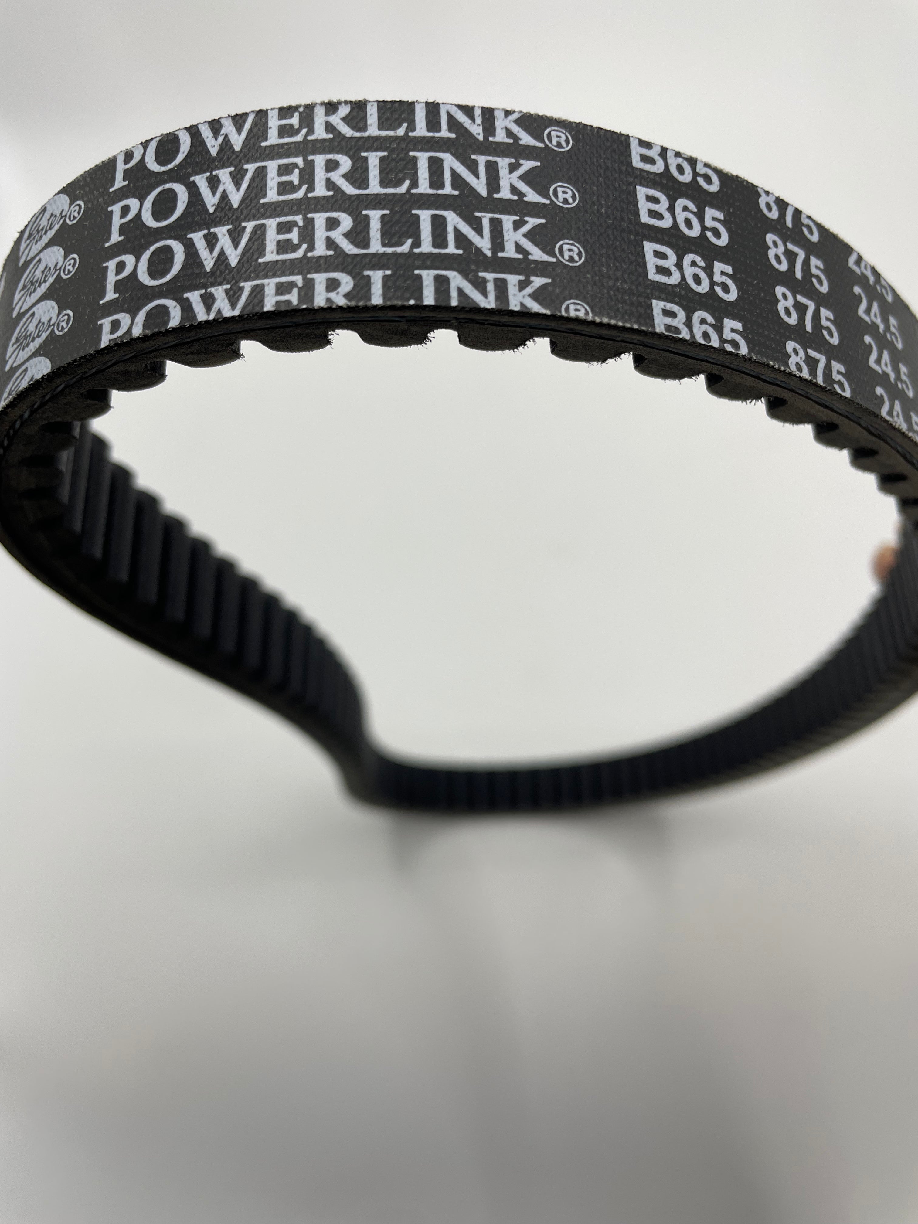 Gates PowerLink 875×24.5mm Single-Sided Cog CVT Belt OEM B65-E7641-00 B63-E7641-00 for Yamaha NMAX 125 155 Aerox Lexi Tricity 2020-2026