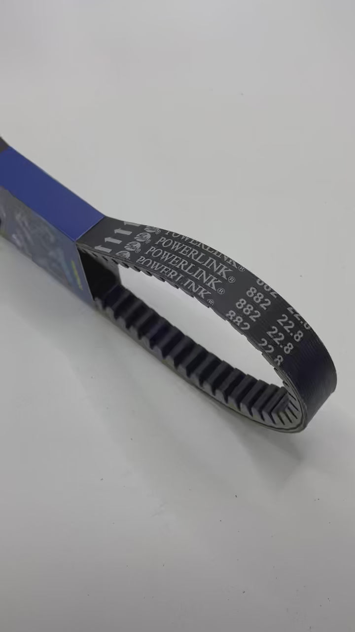 Gates PowerLink 882×22.8mm Single-Sided Cog CVT Belt 30° for Kymco Sym CFMOTO Hisun 200-250cc ATV CN250 GY6